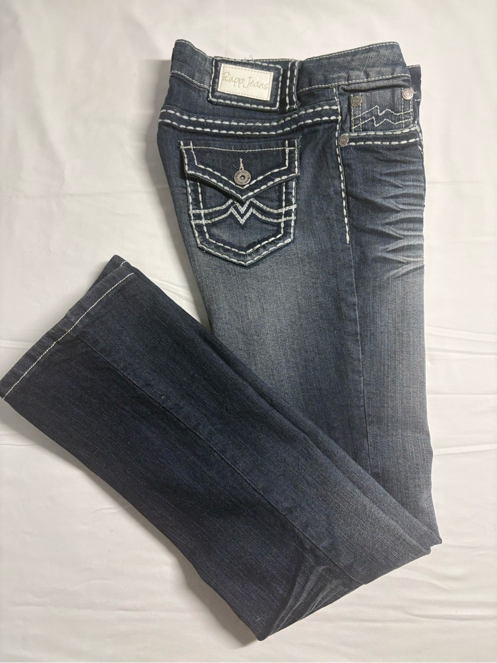RUPP Jeans Women's Dark Gray-Blue Boyfriend Jeans